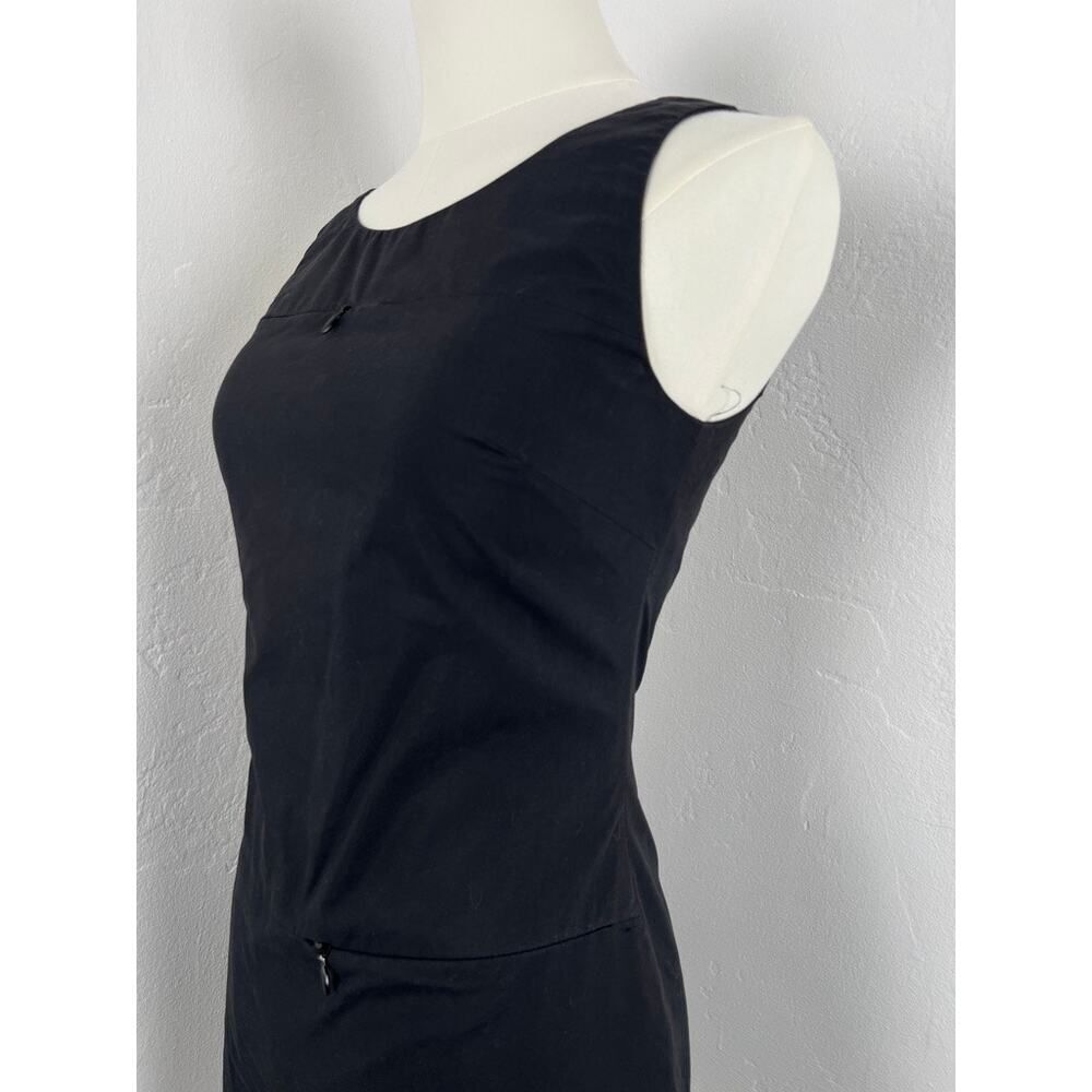 J's Exte BODY CON MINI DRESS Zippers Black (Womens: XS Size 2)